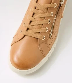 Women SUPERSOFT Comfort|Sneakers-Thelmia Dark Tan Leather Flat Shoes