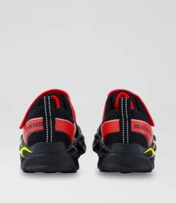 SKECHERS Sport School Shoes-Thermo Red Black Sneakers