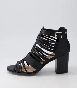 Women I LOVE BILLY Heels|Sandals-Tillie Black Sandals