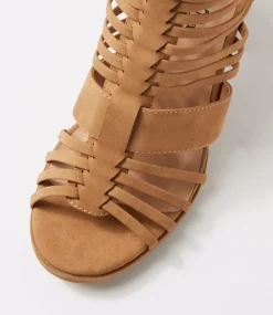 Women I LOVE BILLY Heels|Sandals-Tillie Tan Sandals