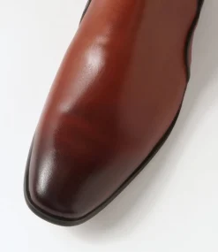 COLORADO Boots|Dress Shoes-Torrent Cognac Leather Chelsea Boots