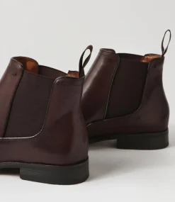 COLORADO Boots|Dress Shoes-Torrent Dark Brown Leather Chelsea Boots