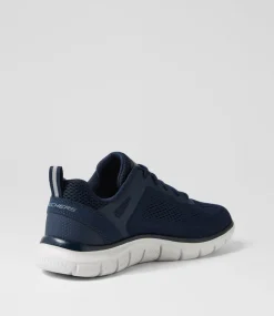 SKECHERS Sneakers|Casuals-Track Broader Navy Mesh Sneakers