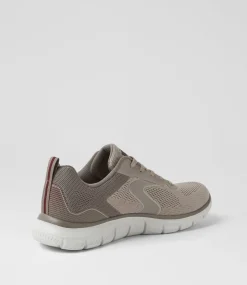 SKECHERS Sneakers-Track Lerko Taupe Fabric Sneakers