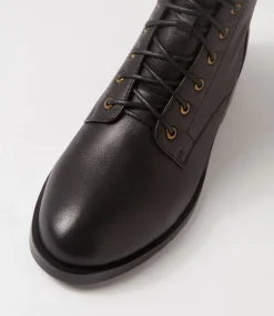 Women DIANA FERRARI Boots-TREMENDON DF BLACK LEATHER
