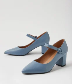Women I LOVE BILLY Heels-Tuchie Blue Heels