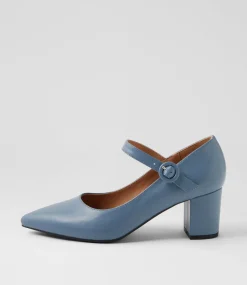 Women I LOVE BILLY Heels-Tuchie Blue Heels