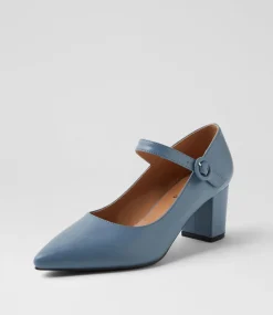 Women I LOVE BILLY Heels-Tuchie Blue Heels