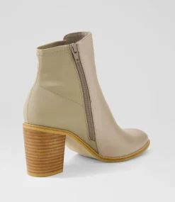Women TOP END Boots-Tuluv Smoke Leather Ankle Boots