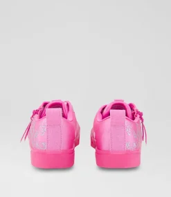 SKECHERS Sport School Shoes-Twinkle Sparks Ice Junior Pink Sneakers