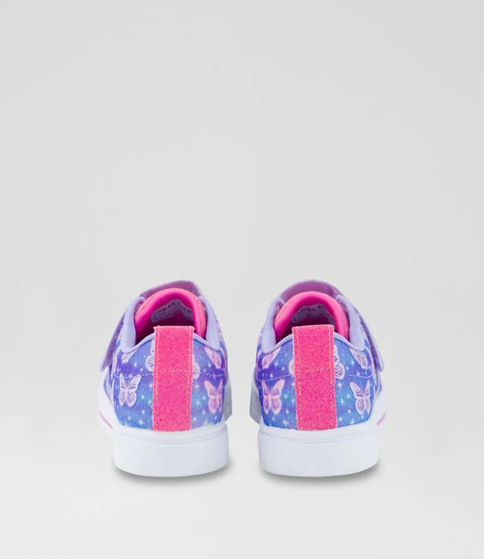 SKECHERS Sport School Shoes-Twinkle Sparks Ombre Toddler Lavender Multi Sneakers