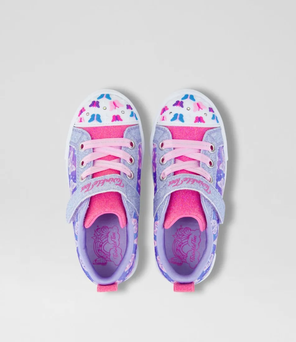 SKECHERS Sport School Shoes-Twinkle Sparks Ombre Toddler Lavender Multi Sneakers