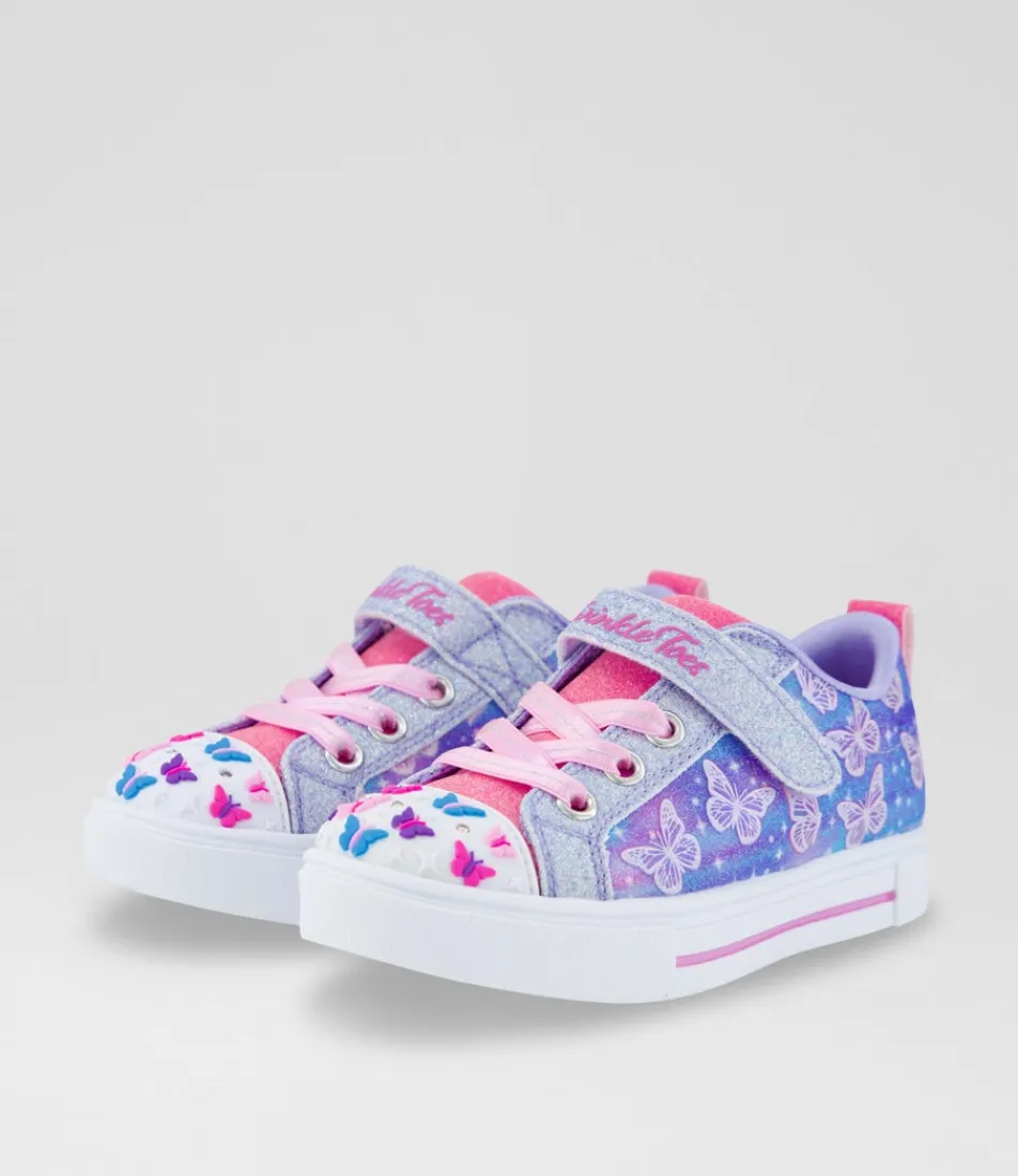 SKECHERS Sport School Shoes-Twinkle Sparks Ombre Toddler Lavender Multi Sneakers