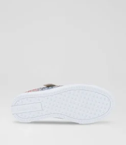 SKECHERS Sport School Shoes-Twinkle Sparks Sequin F Junior Silver Gold Sneakers