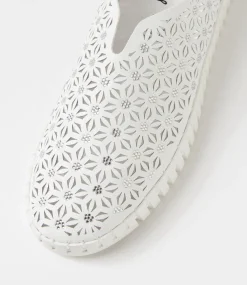 Women I LOVE BILLY Flats-Udell White Flat Shoes