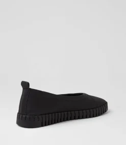 Women I LOVE BILLY Flats-Ulandie Black Flat Shoes