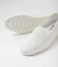 Women I LOVE BILLY Flats-Ulani White Flat Shoes