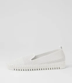Women I LOVE BILLY Flats-Ulani White Flat Shoes