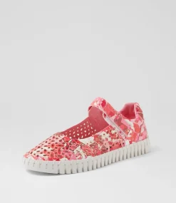 Women I LOVE BILLY Flats-Ulisha Pink Angles Flat Shoes