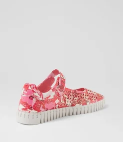 Women I LOVE BILLY Flats-Ulisha Pink Angles Flat Shoes