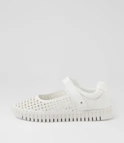 Women I LOVE BILLY Flats-Ulisha White Flat Shoes