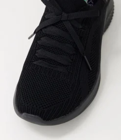 Women SKECHERS Sneakers-Ultra Flex 3 Black Fabric Sneakers