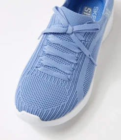 Women SKECHERS Sneakers-Ultra Flex 3 Periwinkle Fabric Sneakers