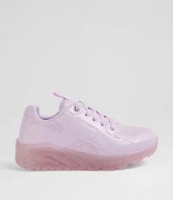 SKECHERS Sport School Shoes-Uno Ice Lilac Sneakers