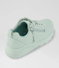 SKECHERS Sport School Shoes-Uno Lite Easy Zip Junior Beryl Green Sneakers
