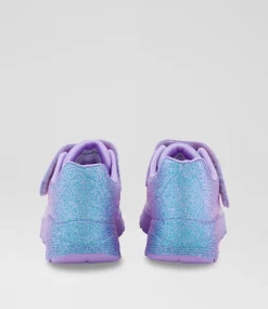 SKECHERS Sport School Shoes-Uno Lite Metallic Spark Toddler Lavender Multi Sneakers