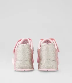SKECHERS Sport School Shoes-Uno Lite Toddler Light Pink Multi Sneakers