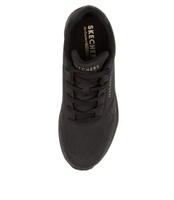 Women SKECHERS Sneakers|Wedges-Uno Stand On Air Black Sneakers