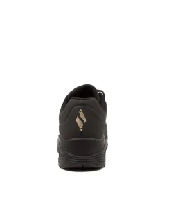 Women SKECHERS Sneakers|Wedges-Uno Stand On Air Black Sneakers