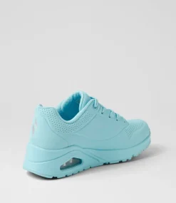 Women SKECHERS Sneakers|Wedges-Uno Stand On Air Light Blue Sneakers