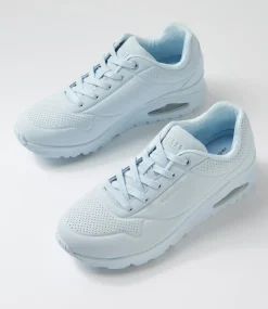 Women SKECHERS Sneakers|Wedges-Uno Stand On Air Light Denim Sneakers