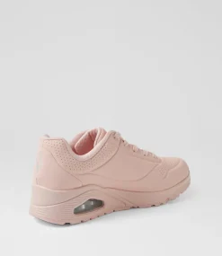 Women SKECHERS Sneakers|Wedges-Uno Stand On Air Light Pink Sneakers