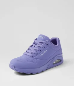 Women SKECHERS Sneakers|Wedges-Uno Stand On Air Lilac Sneakers