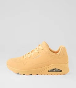Women SKECHERS Sneakers|Wedges-Uno Stand On Air Orange Yellow Sneakers