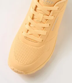 Women SKECHERS Sneakers|Wedges-Uno Stand On Air Orange Yellow Sneakers