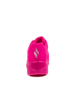 Women SKECHERS Sneakers|Wedges-UNO-NIGHT SHADES HOT PINK