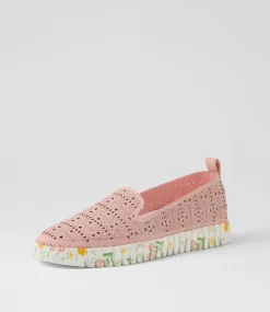 Women I LOVE BILLY Flats|Sneakers-Uppie Pink Rose Nubuck Pu Flat Shoes