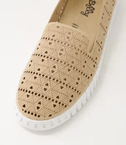 Women I LOVE BILLY Sneakers|Flats-Uppie Sand Microsuede Sneakers
