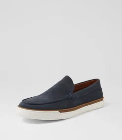 COLORADO Casuals-Urban Navy Suede Flat Shoes