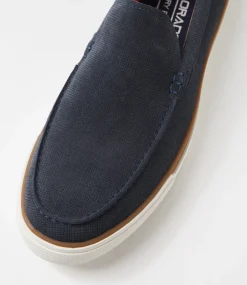 COLORADO Casuals-Urban Navy Suede Flat Shoes