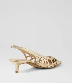 Women I LOVE BILLY Heels-Vanter Pale Gold Heels