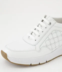 Women SUPERSOFT Comfort|Sneakers-Varrina White Leather Sneakers