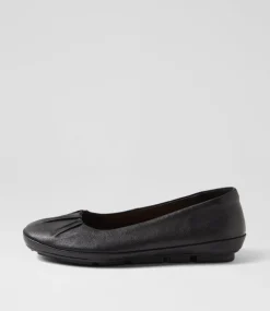 Women SUPERSOFT Comfort|Flats-Versatile Black Leather Flat Shoes