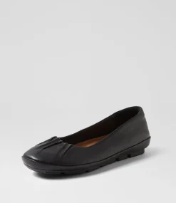 Women SUPERSOFT Comfort|Flats-Versatile Black Leather Flat Shoes