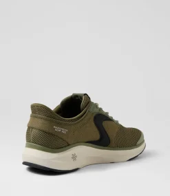 SKECHERS Sneakers|Casuals-Vertex Olive Fabric Sneakers
