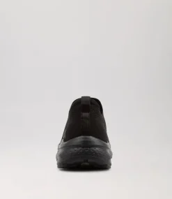 COLORADO Sneakers|Casuals-Vessa Black Mesh Sneakers
